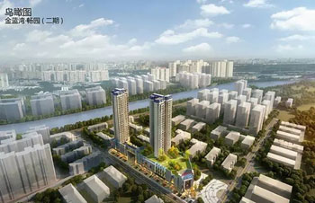岳阳-平江金蓝湾畅园项目位于平江县城曲池路与西街交汇处