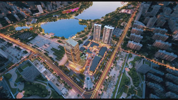 岳阳-汨罗天汇华熙公园里项目位于罗城大道与环湖南路的交汇处