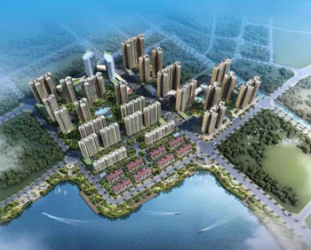 岳阳-华容金湖龙湾项目位于华容县容城学校网南100米处