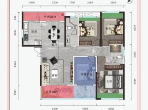岳阳-岳阳县融湾新天地为您提供B1户型鉴赏