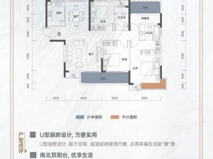 岳阳-岳阳楼区中建嘉和城为您提供大平层B户型鉴赏