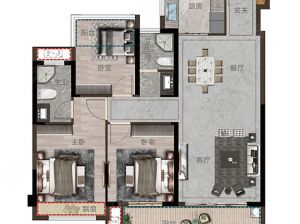 岳阳-岳阳县大唐世家为您提供C户型鉴赏