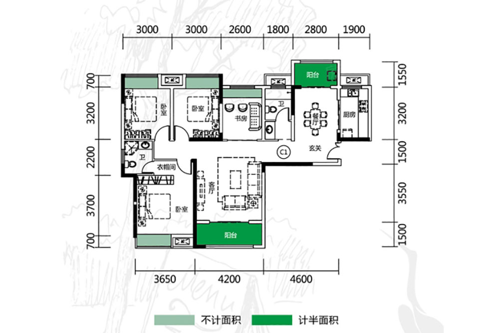 岳阳岳阳楼区锦绣新城为您提供该项目锦瑟户型图片鉴赏