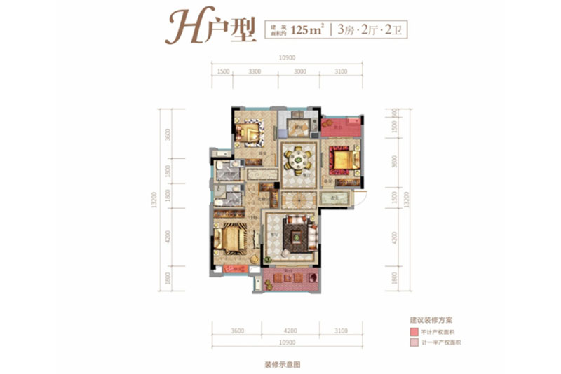 岳阳岳阳楼区金麟府为您提供H户型图片详情鉴赏