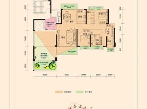 岳阳-平江平江首府为您提供A2户型鉴赏