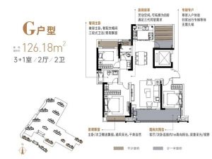 岳阳-临湘临湘中心为您提供G户型鉴赏