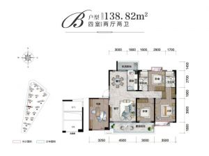 岳阳-汨罗友阿悦玺为您提供10栋B户型鉴赏