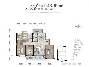 岳阳-汨罗友阿悦玺为您提供10栋A户型鉴赏