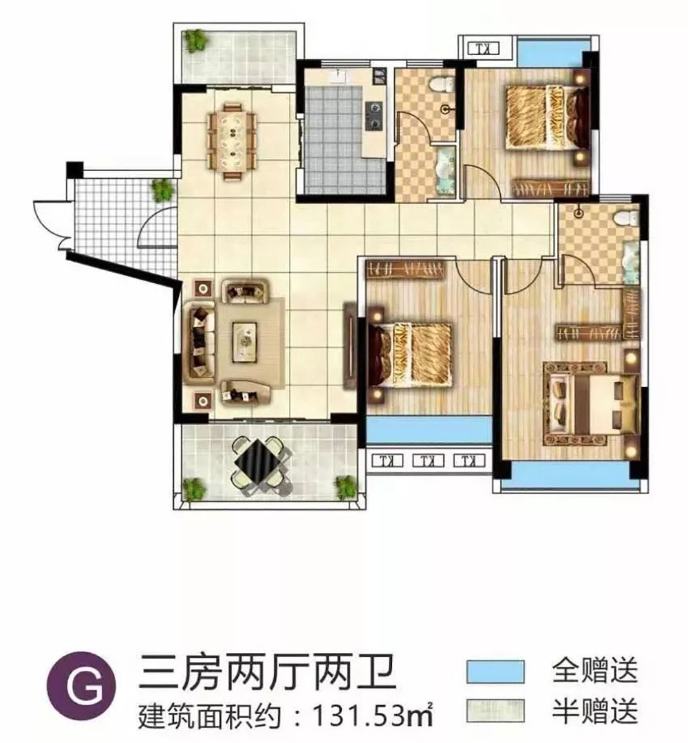 岳阳-华容名邦首府为您提供G户型图片详情鉴赏