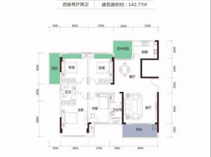 岳阳-华容山水蓉园为您提供C1户型鉴赏