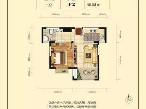 岳阳-君山区君山壹号为您提供F2户型鉴赏