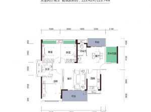 岳阳-华容山水蓉园为您提供A1户型鉴赏