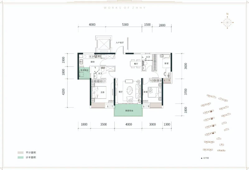 岳阳-华容中景世家为您提供B1户型图片详情鉴赏