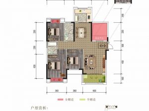 岳阳-岳阳县御花苑为您提供A1户型鉴赏