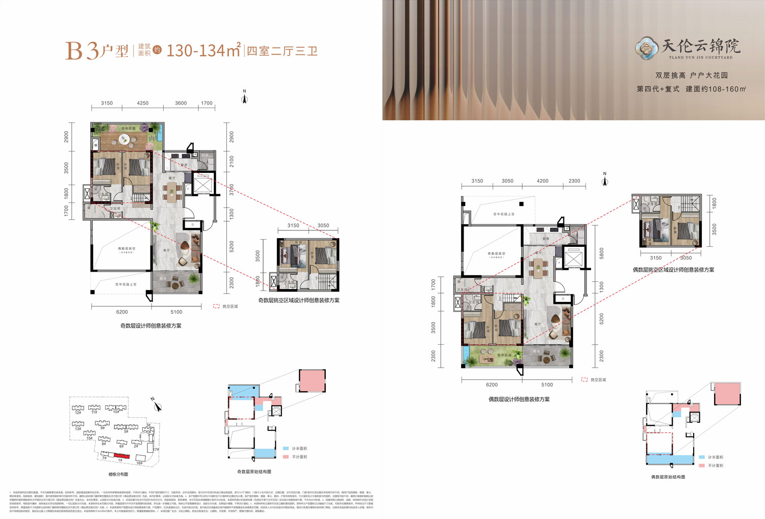 岳阳岳阳楼区天伦云锦院为您提供该项目B3户型图片鉴赏