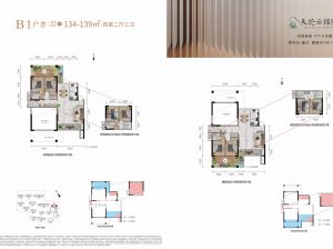 岳阳-岳阳楼区天伦云锦院为您提供B1户型鉴赏